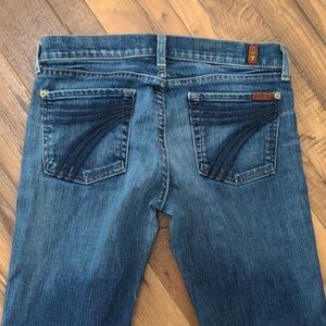 7 For All Mankind Dojo Jeans Hemmed Women's 29